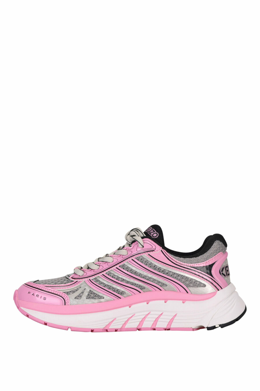 Zapatillas grises con rosa "kenzo tech runner" - 3612230548671 2 scaled