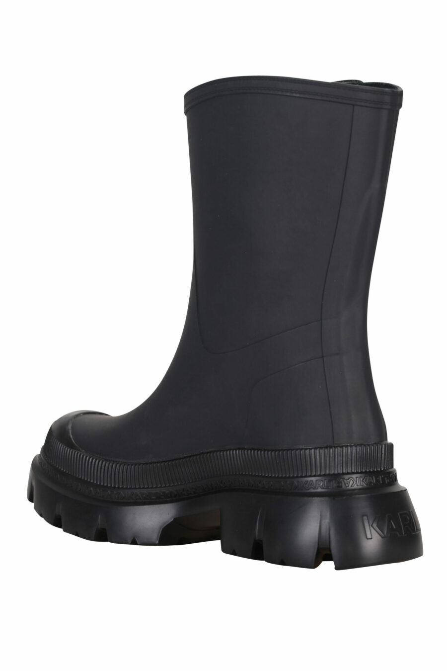 Black rubber boots with maxilogo "karl" - 5059529322037 3 scaled