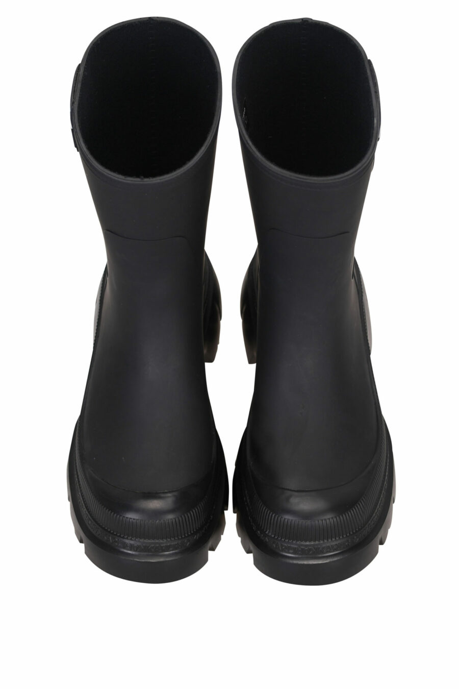 Black rubber boots with maxilogo "karl" - 5059529322037 4 scaled