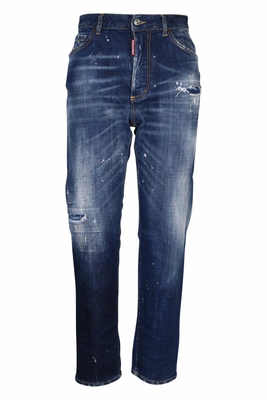 Blue "boston jean" jeans with rips - 8054148122256 scaled
