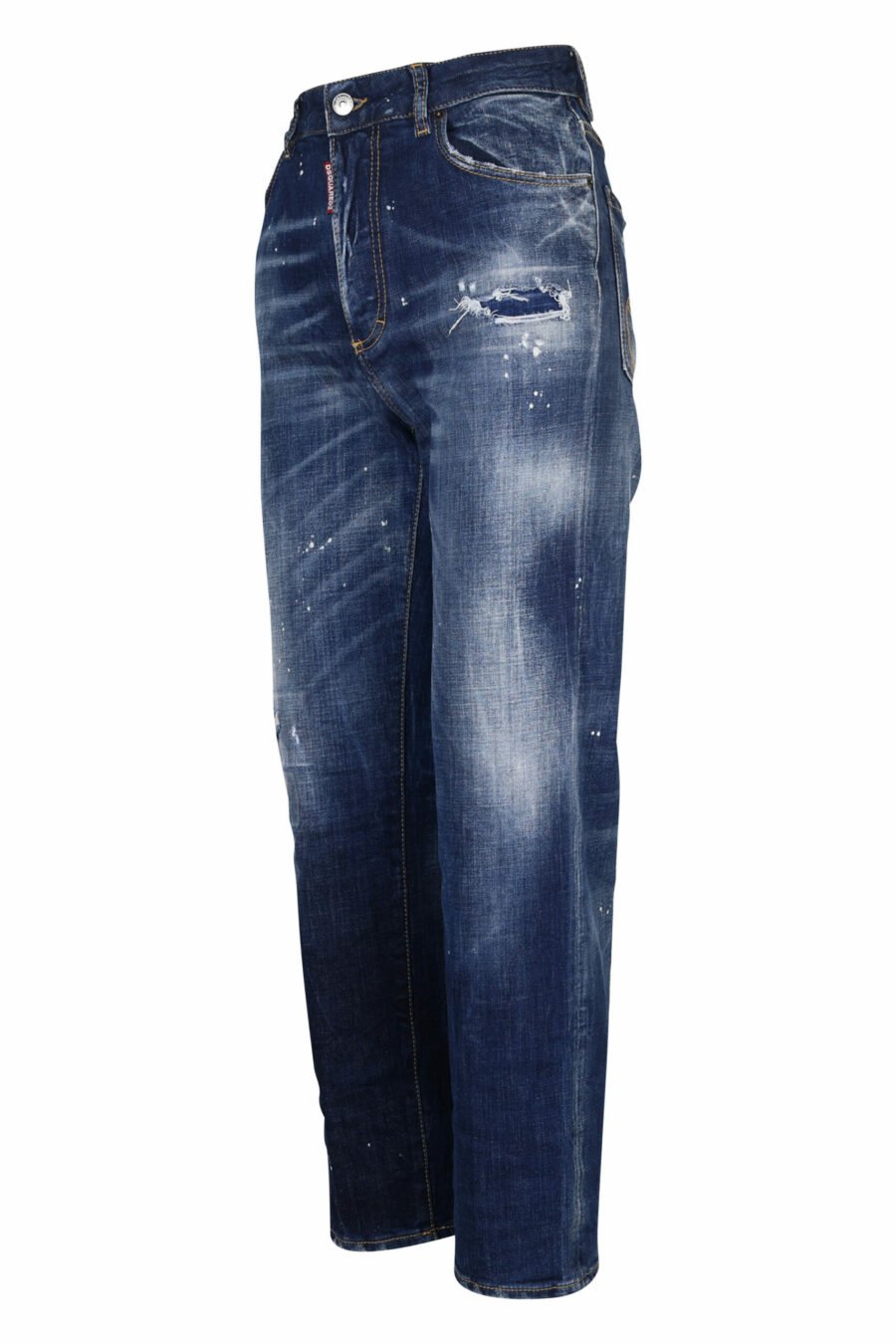 Blue "boston jean" jeans with rips - 8054148122256 1 scaled