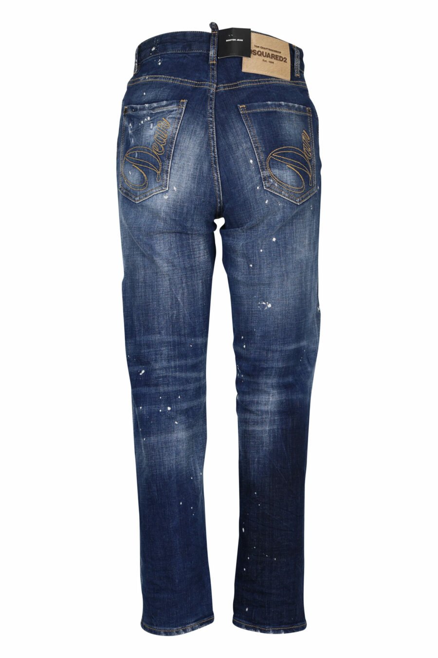 Blue "boston jean" jeans with rips - 8054148122256 2 scaled