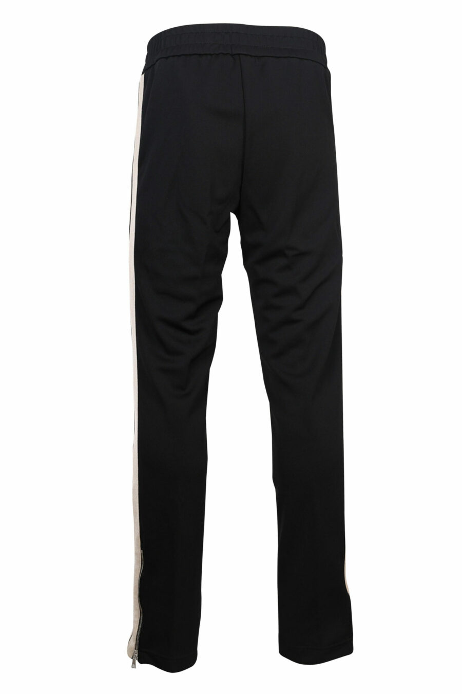 Pantalón de chándal negro con franjas blancas laterales - 8057151109214 2 scaled
