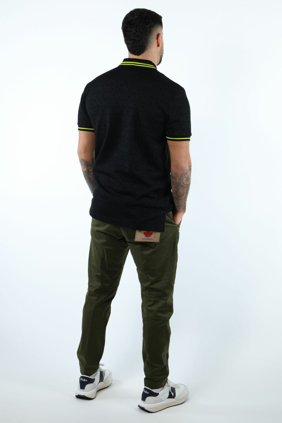 Military green "sexy chino" trousers - 107050