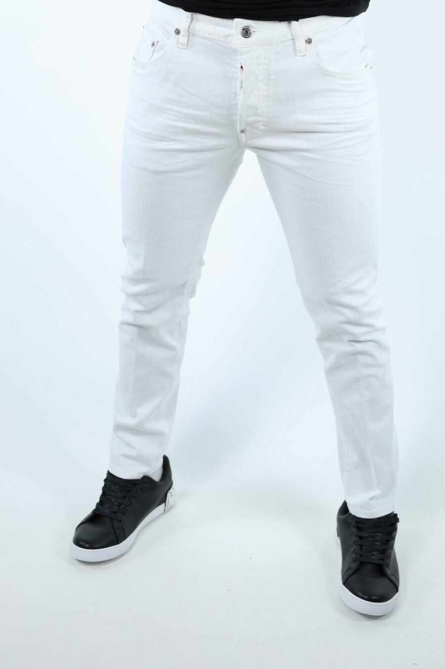 Weiße Jeans "Skaterjean" getragen - 107199