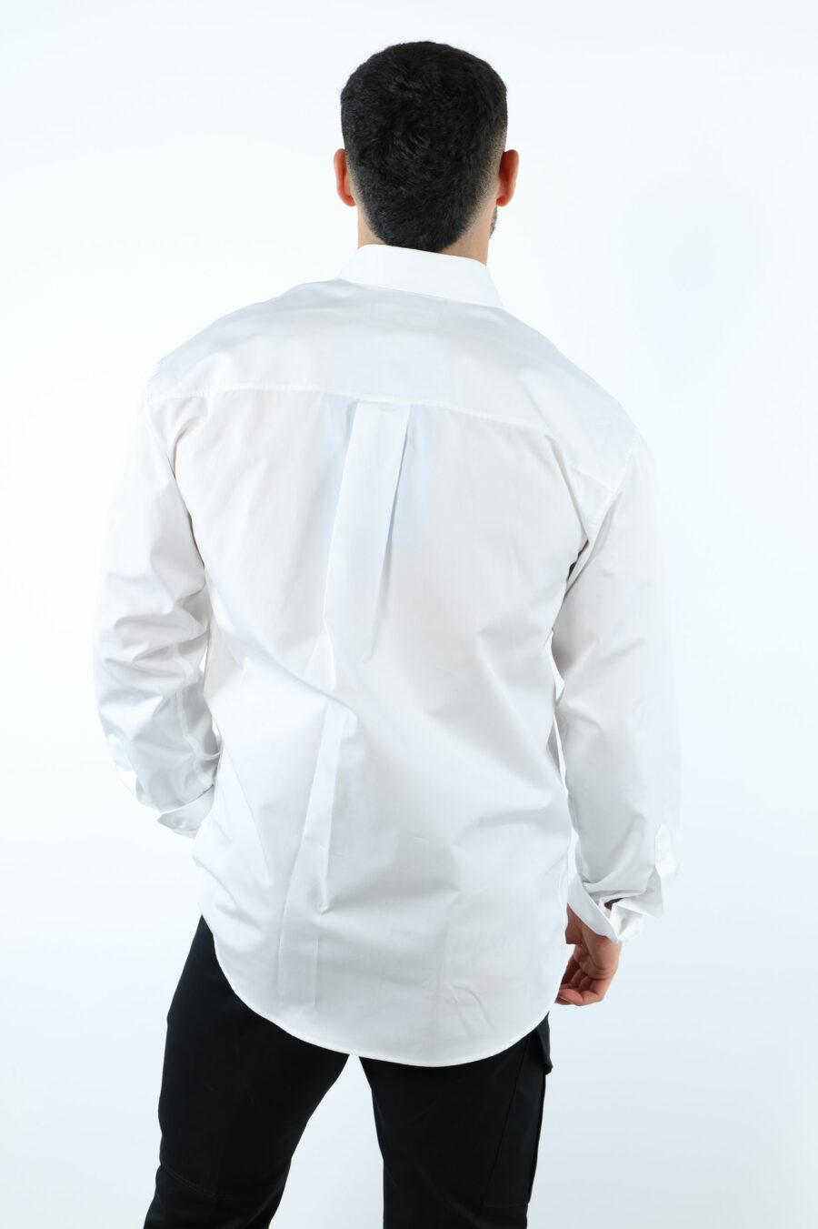 Camisa blanca con maxilogo "icon" - 107230