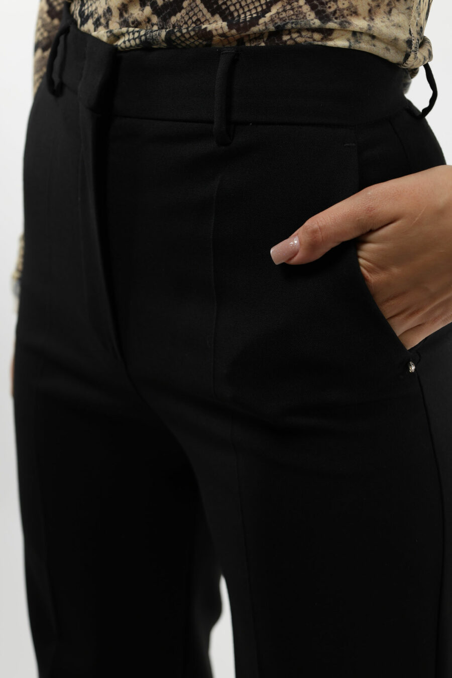 Pantalón negro ancho - 109282
