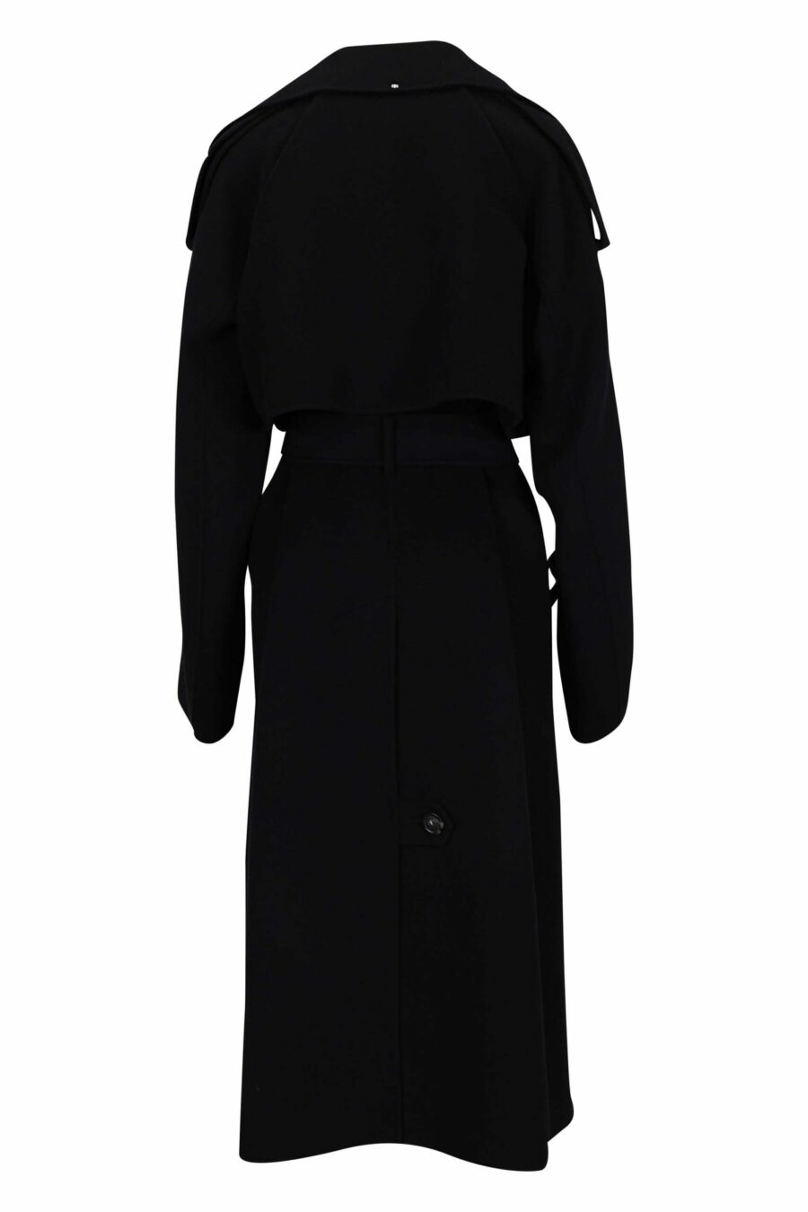 Abrigo negro largo de lana - 20110541060132 2 scaled