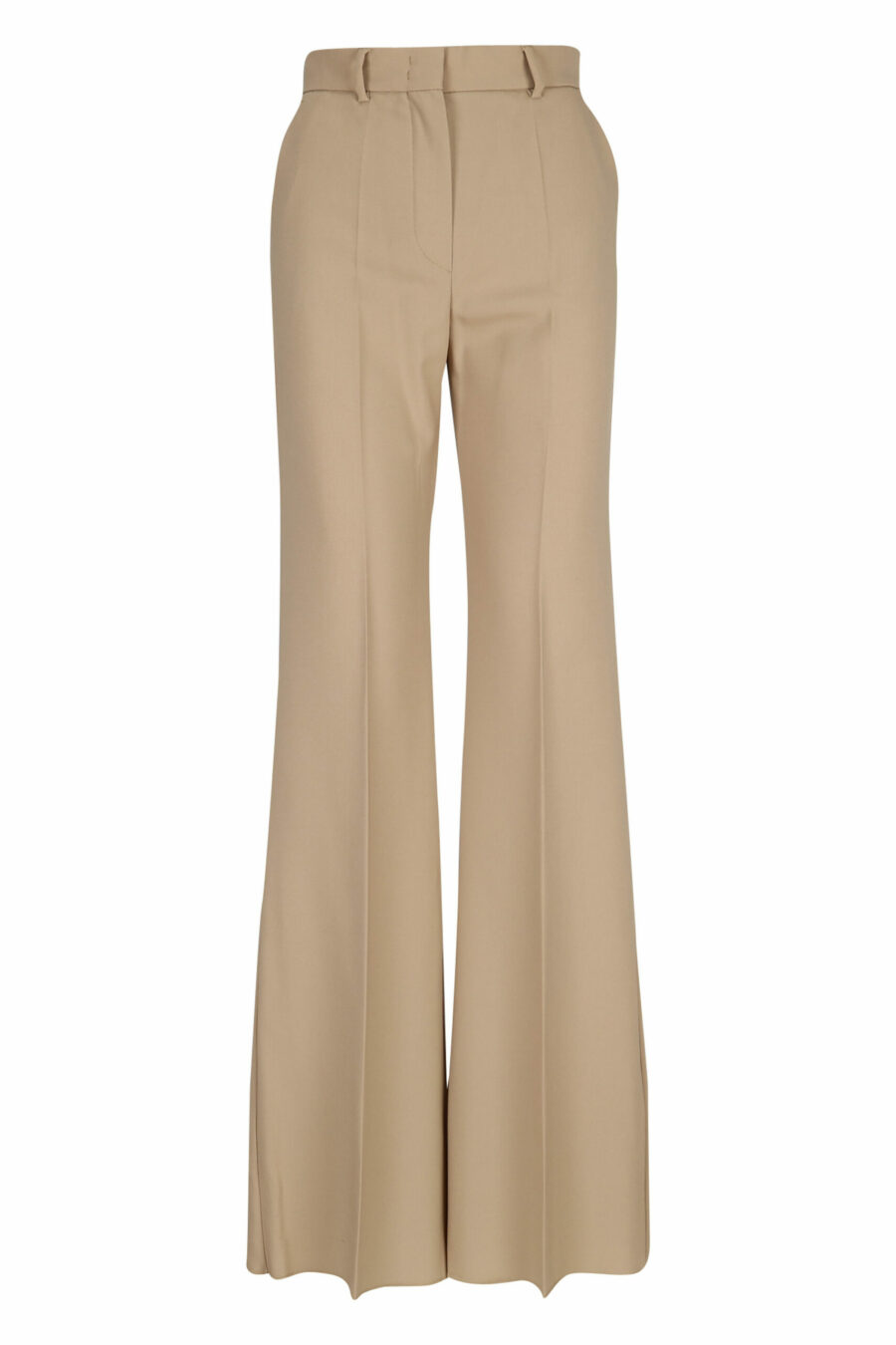 Pantalon large de couleur beige - 21310141060132 scaled