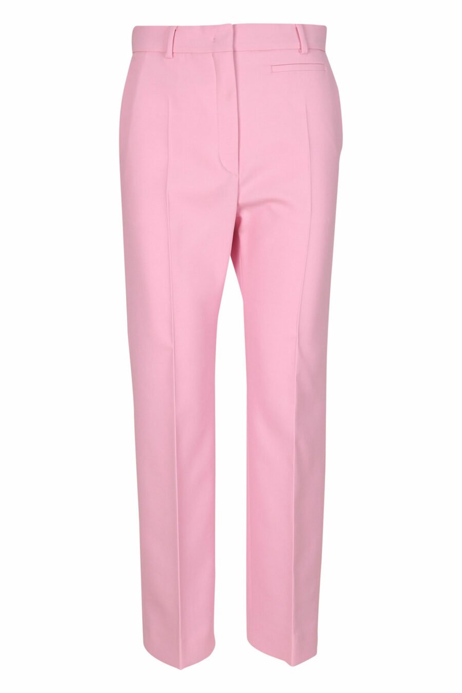 Pantalon large de couleur rose - 21310741060053