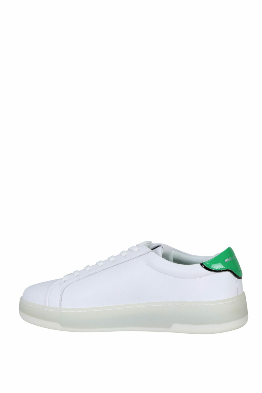 Zapatillas blancas con detalle verde y logo "st rue guillaume" - 5059529291289 2 scaled