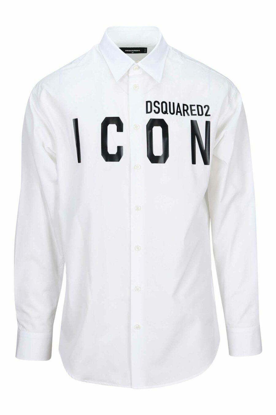 Camisa blanca con maxilogo "icon" - 8052134107577 scaled