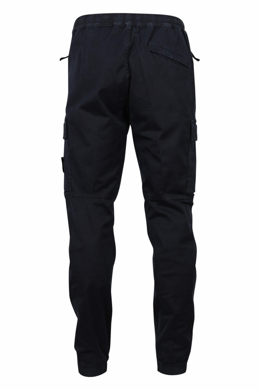 Pantalón azul oscuro con logo lateral parche - 8052572735219 2 scaled