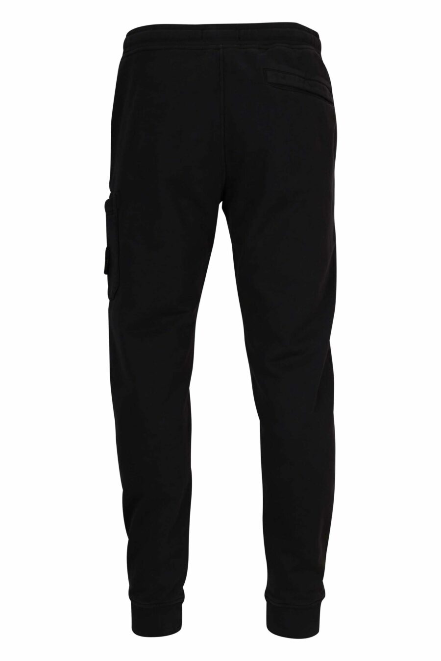 Pantalón de chándal negro con logo parche brújula - 8052572852862 2 scaled