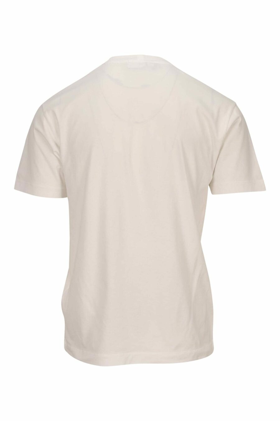 T-shirt blanc avec mini logo compass patch - 8052572855146 1 scaled