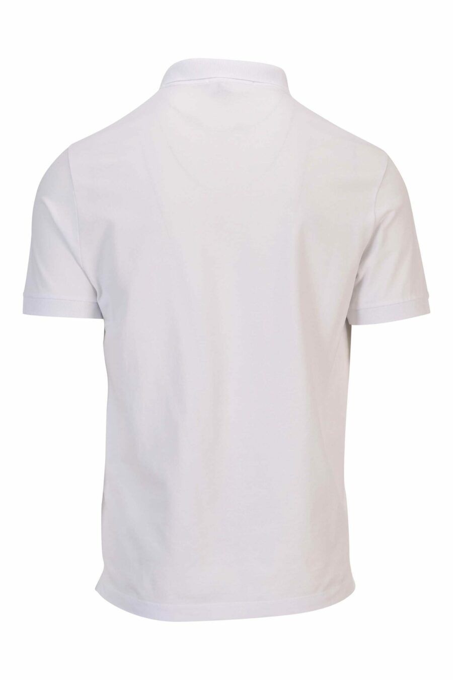 Weißes Slim Fit Poloshirt mit Mini-Logo-Kompass-Aufnäher - 8052572856815 1 skaliert