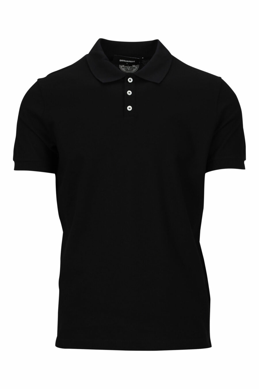 Schwarzes "Tennis Fit" Poloshirt mit "Icon" Logo auf dem Rücken - 8054148117191 skaliert