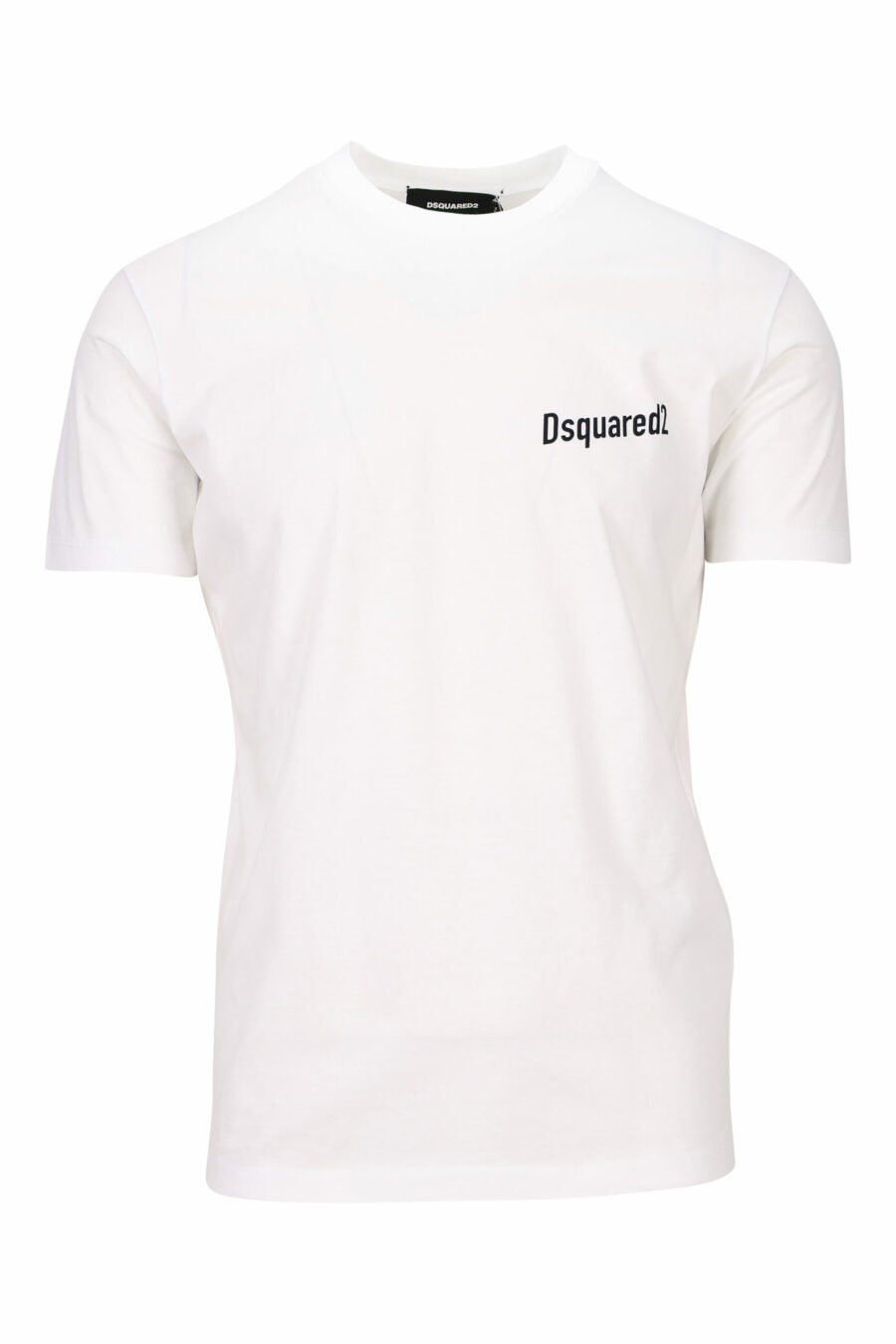 Camiseta blanca con minilogo frontal y estampado "futurist flavor" detras - 8054148264994 scaled