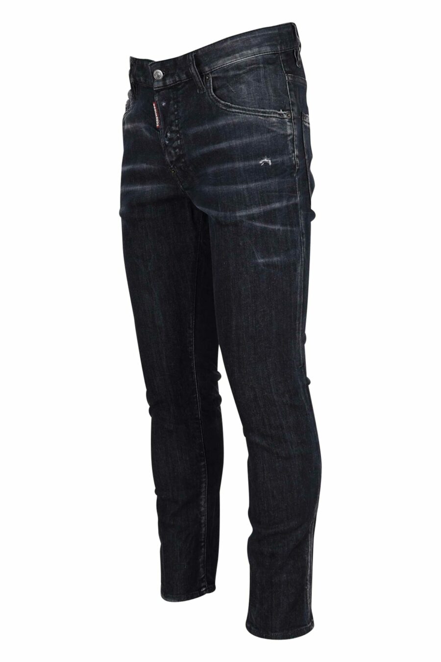 Black semi-worn "skater jean" jeans - 8054148289591 1 scaled