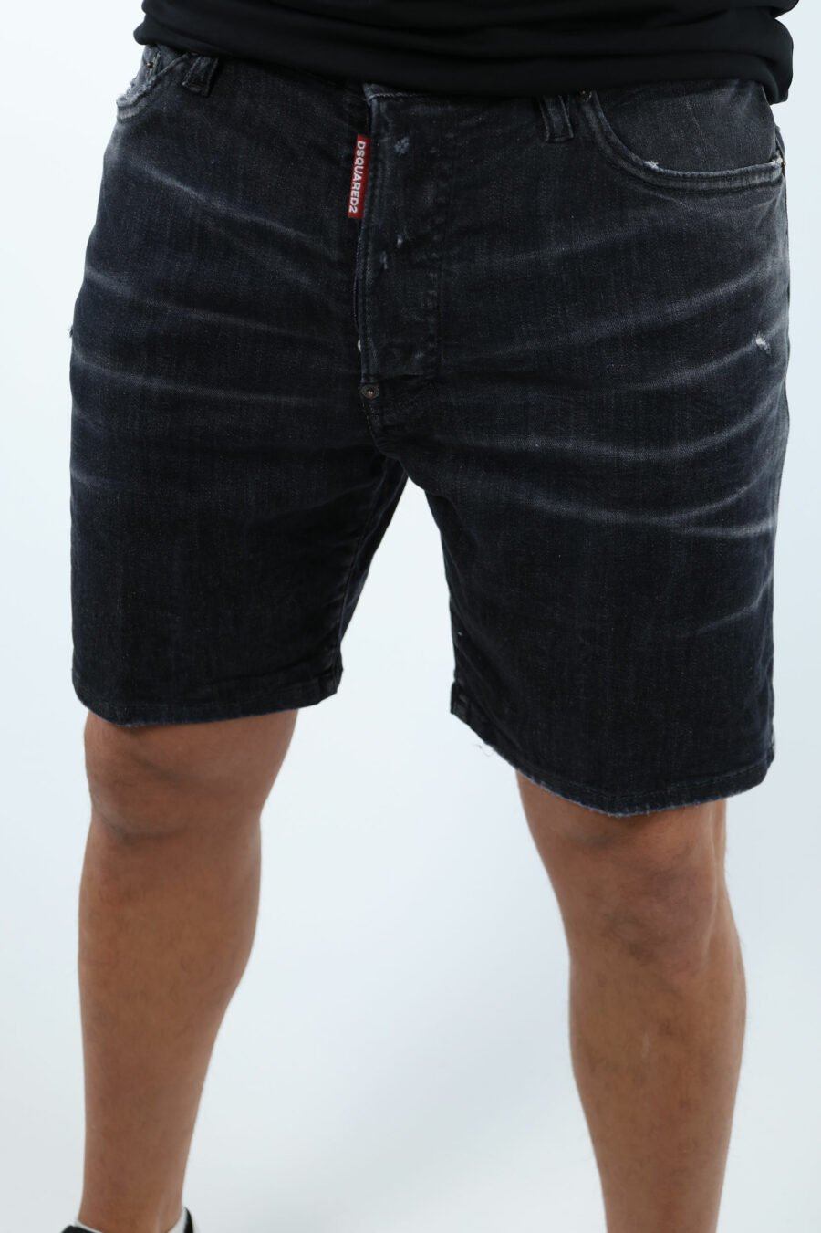 Short en jean noir "marine short" - 8054148292485 1