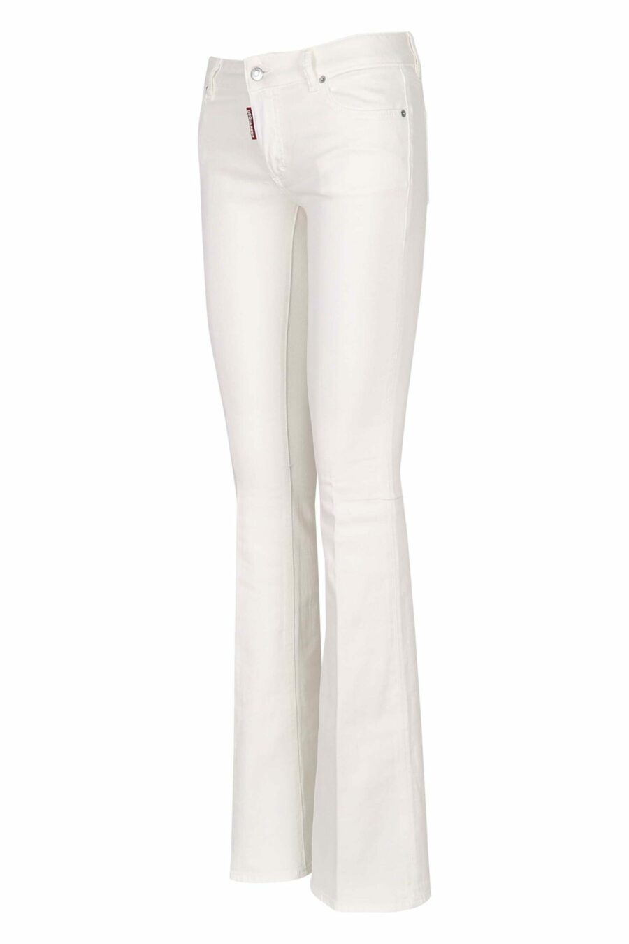 Weiße "twiggy jean" Jeans mit breitem Stiefel - 8054148307912 1 skaliert