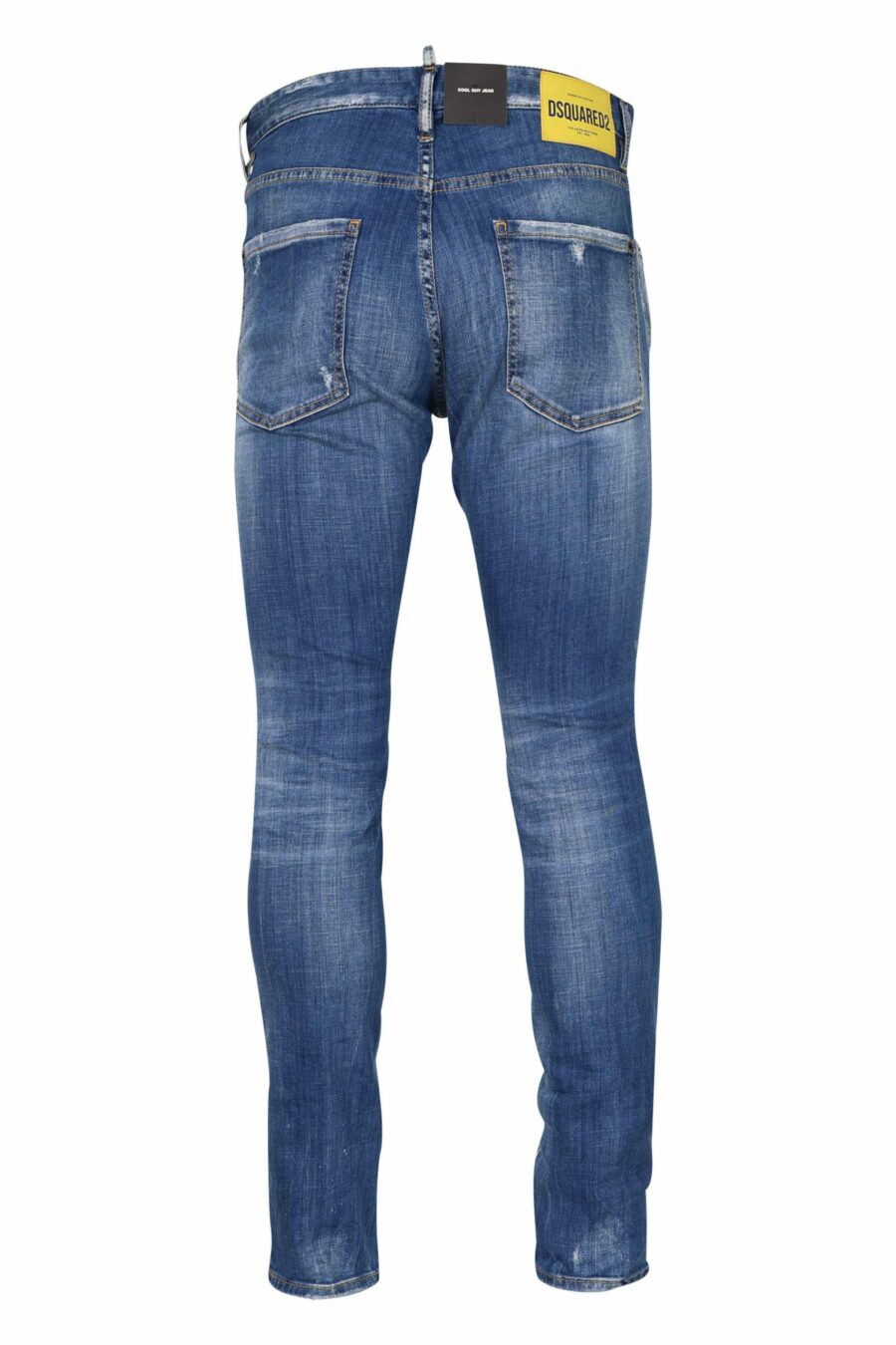 Light blue "cool guy jean" trousers with semi-slits and semi-worn - 8054148311414 2 scaled