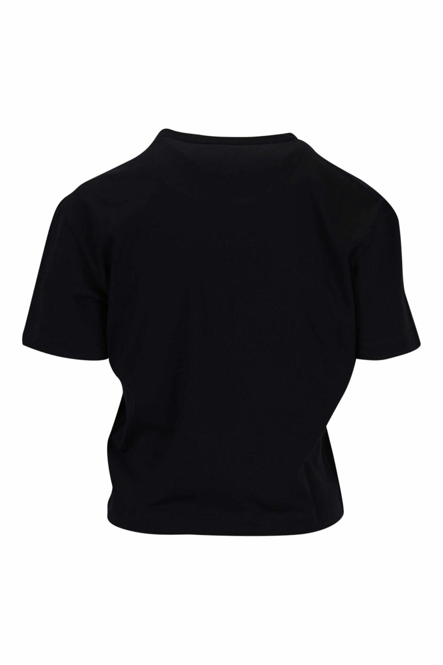 Camiseta negra con logo corazón transparente - 8054148332044 1 scaled