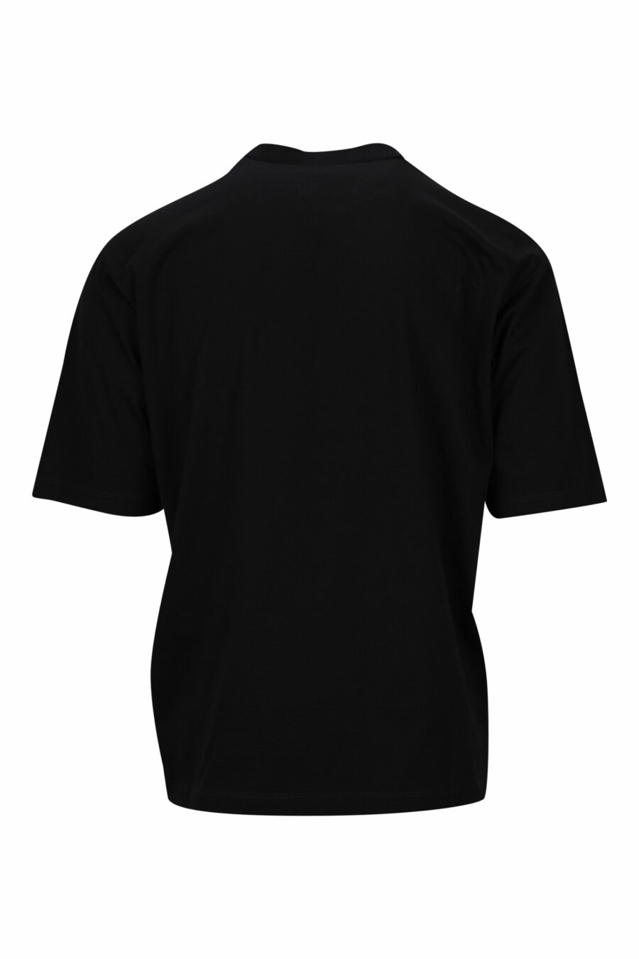 Camiseta negra "oversize" con maxilogo "icon" blanco - 8054148357405 1 scaled