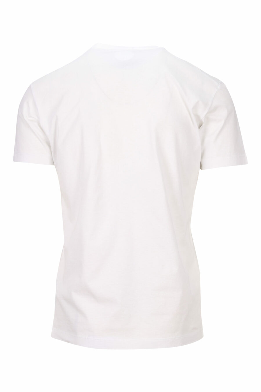 Weißes T-Shirt mit neongrünem unscharfem "Icon" Maxilogo - 8054148358914 1 skaliert