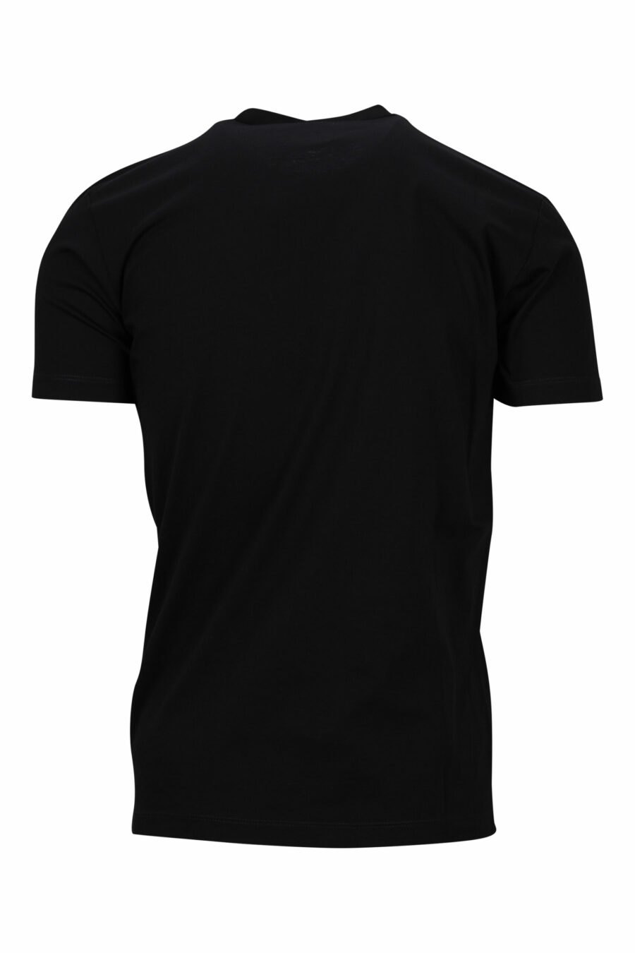Schwarzes T-Shirt mit neongrünem unscharfem "Icon" Maxilogo - 8054148359126 1 skaliert