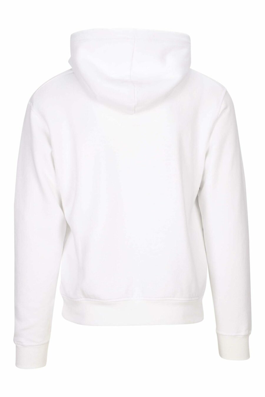 Weißes Kapuzensweatshirt mit vertikalem "icon splash" Maxilogo - 8054148398705 1 skaliert