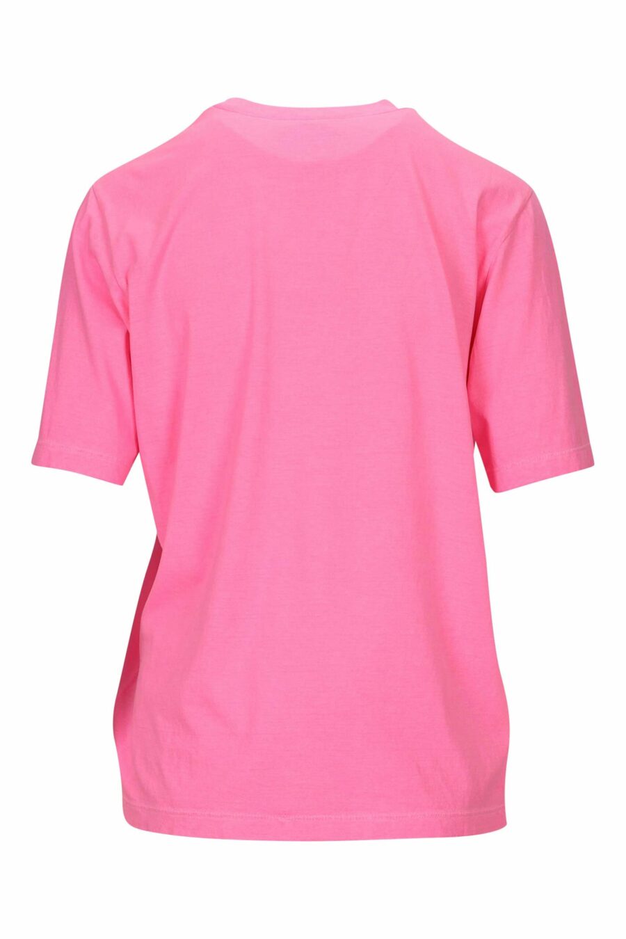 Fuchsiafarbenes T-Shirt mit neongrünem Logo - 8054148405106 1 skaliert