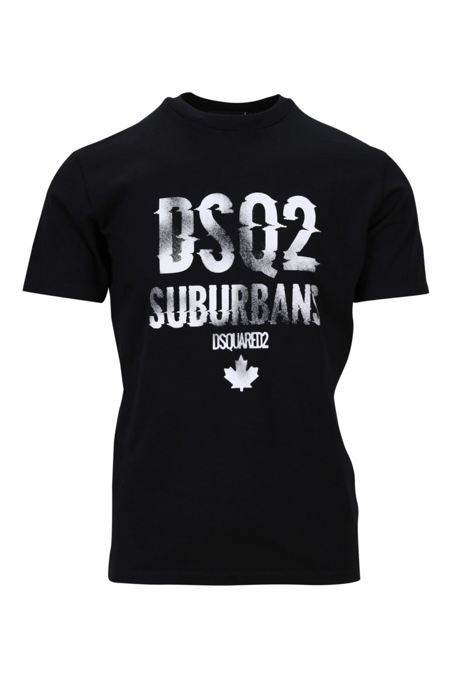Schwarzes T-Shirt mit weißem "suburbans" Maxilogo - 8054148503932 skaliert