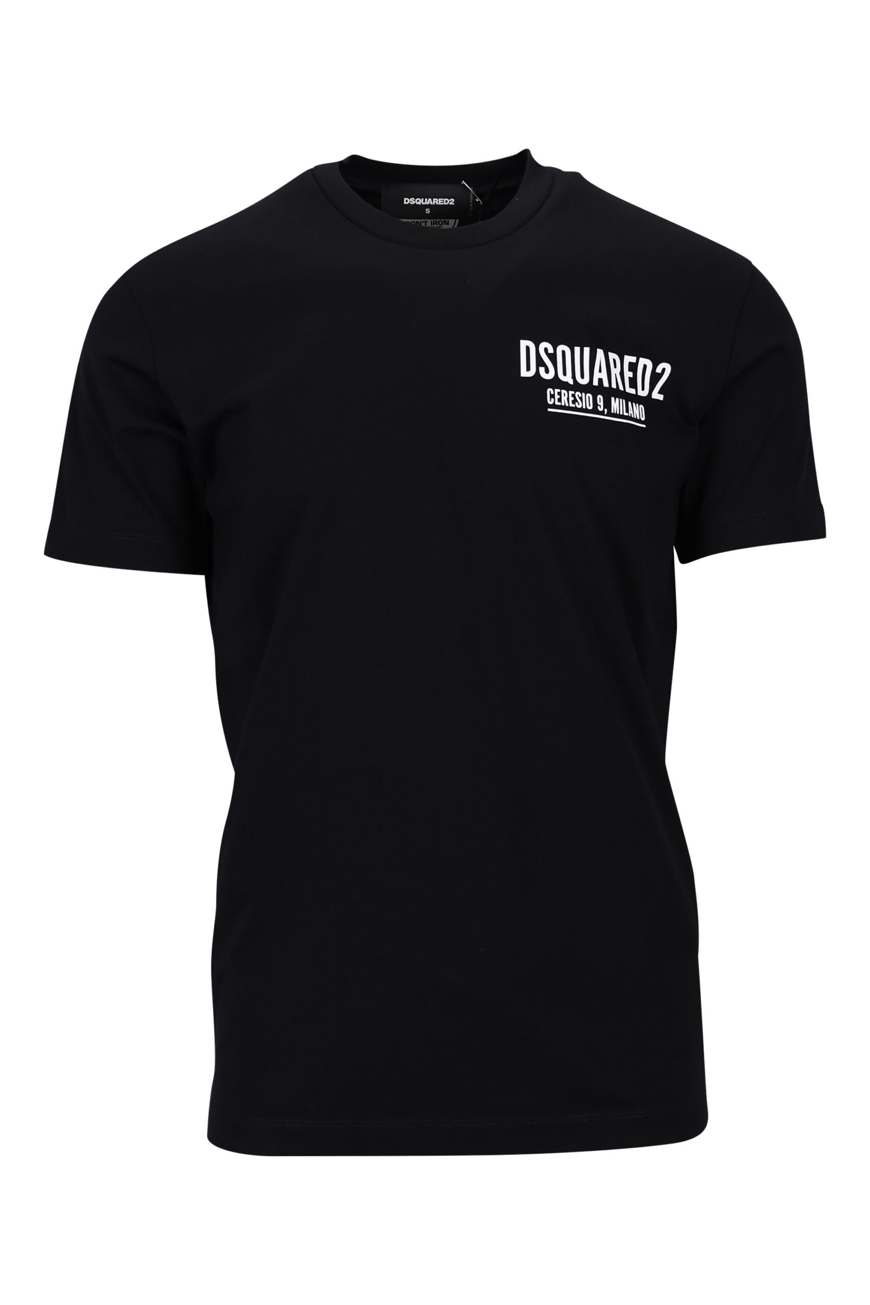 Dsquared2 Camiseta negra con minilogo