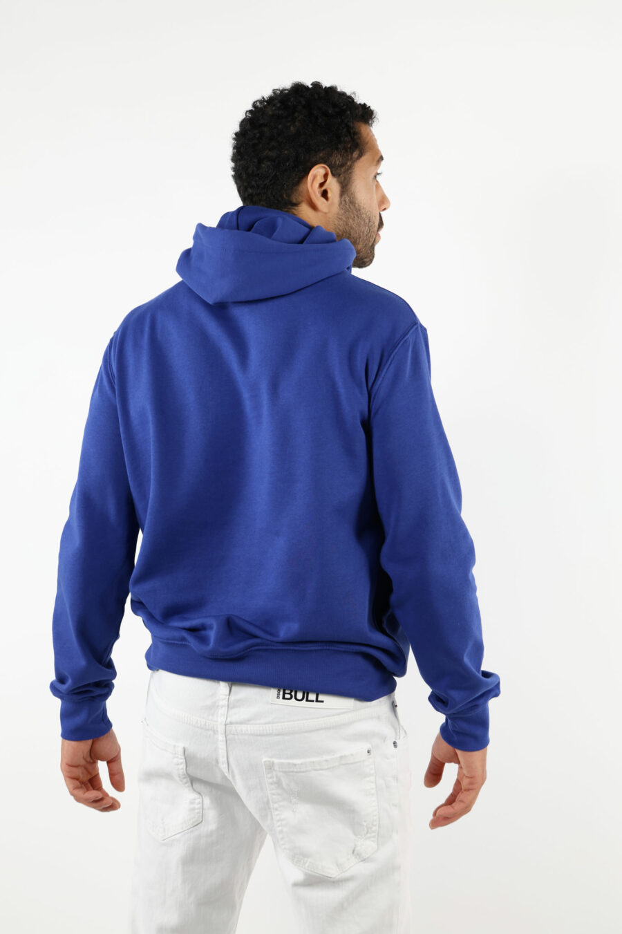 Dark blue hooded sweatshirt with maxilogue "polo bear" - 111249