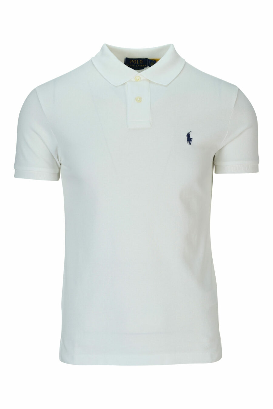 Weißes Poloshirt mit Mini-Logo "Polo" - 3603759897999 skaliert