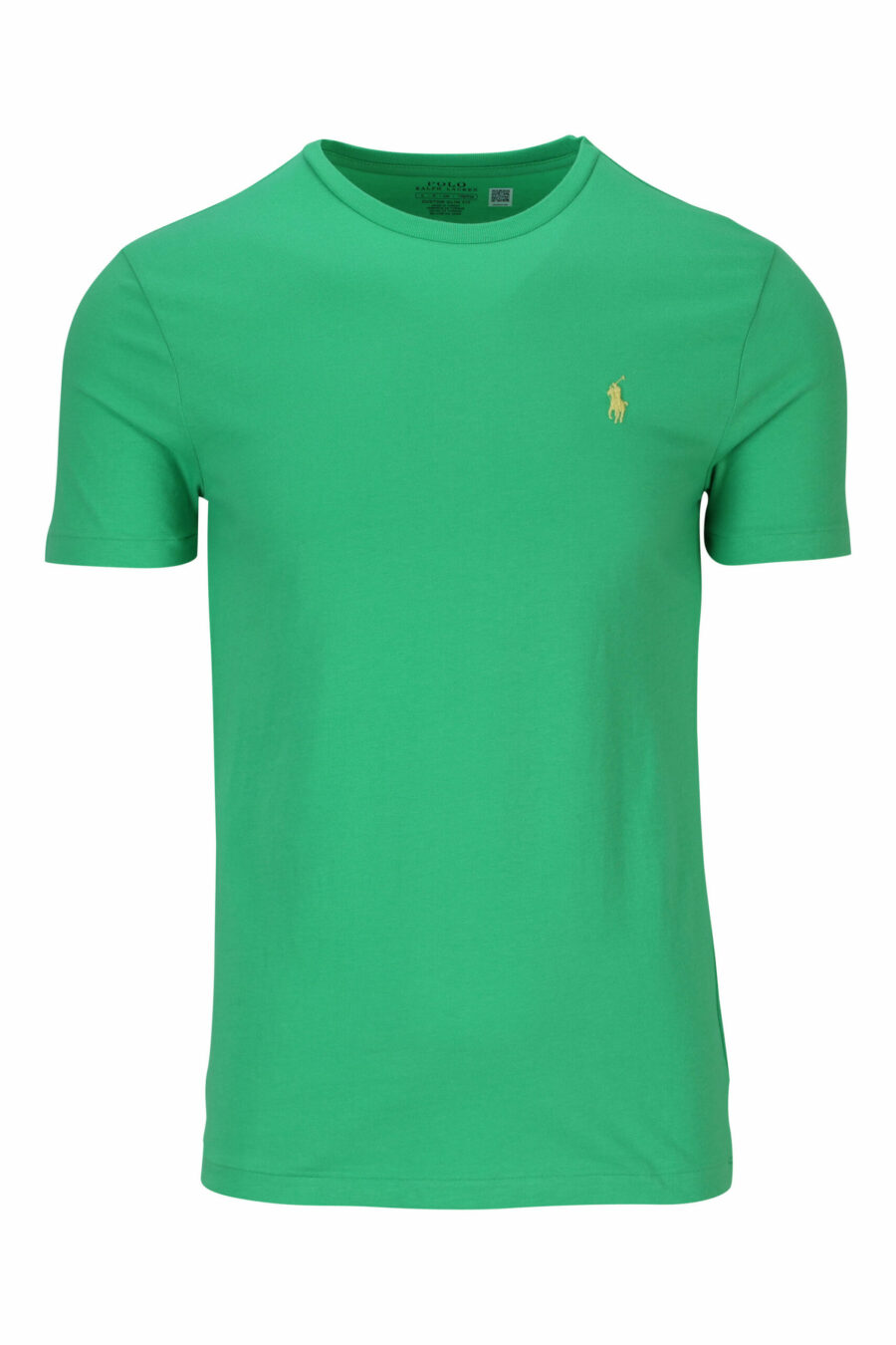 Camiseta verde y amarilla con minilogo "polo" - 3616535653825 scaled