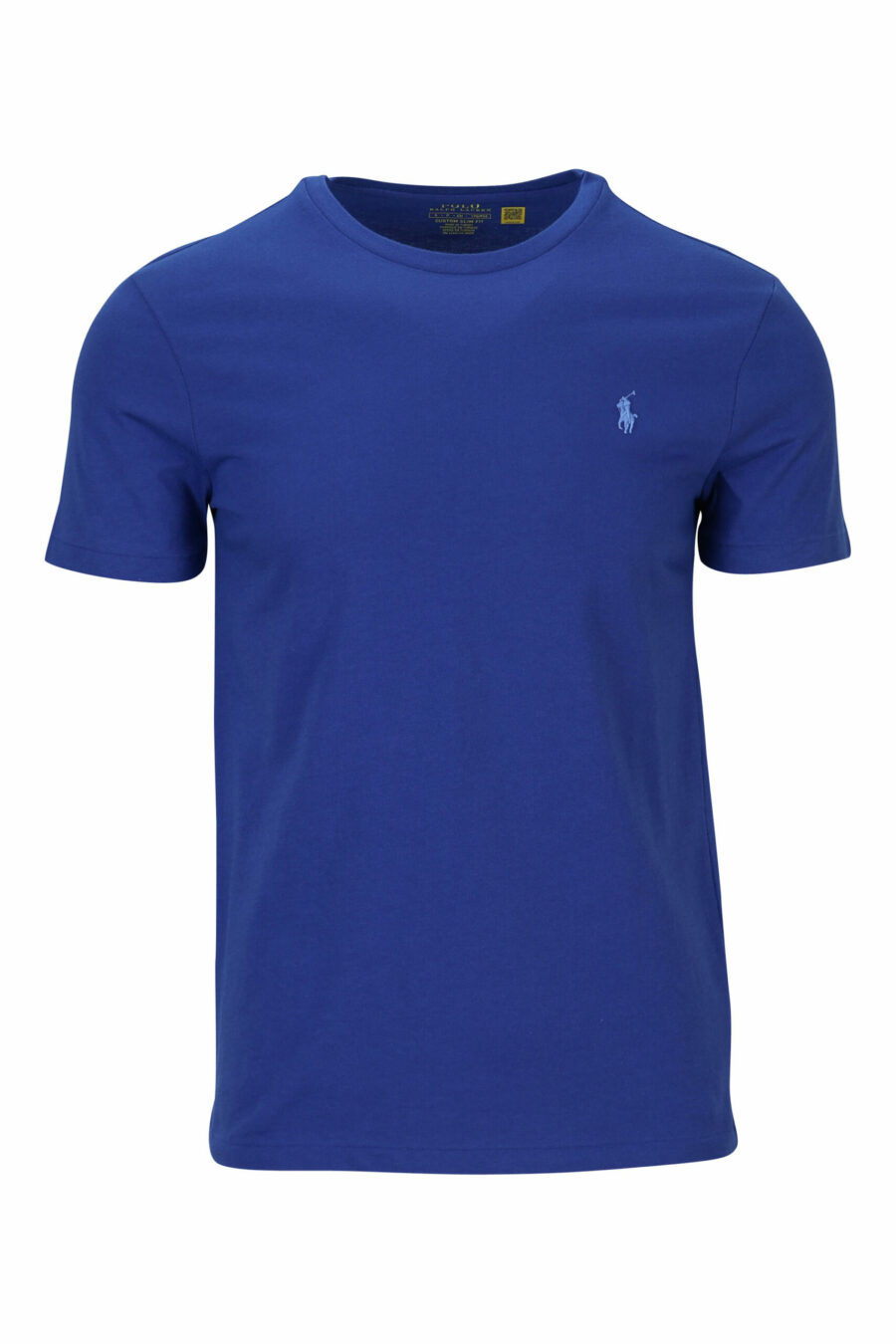 Tee-shirt bleu avec mini-logo "polo" - 3616535835214