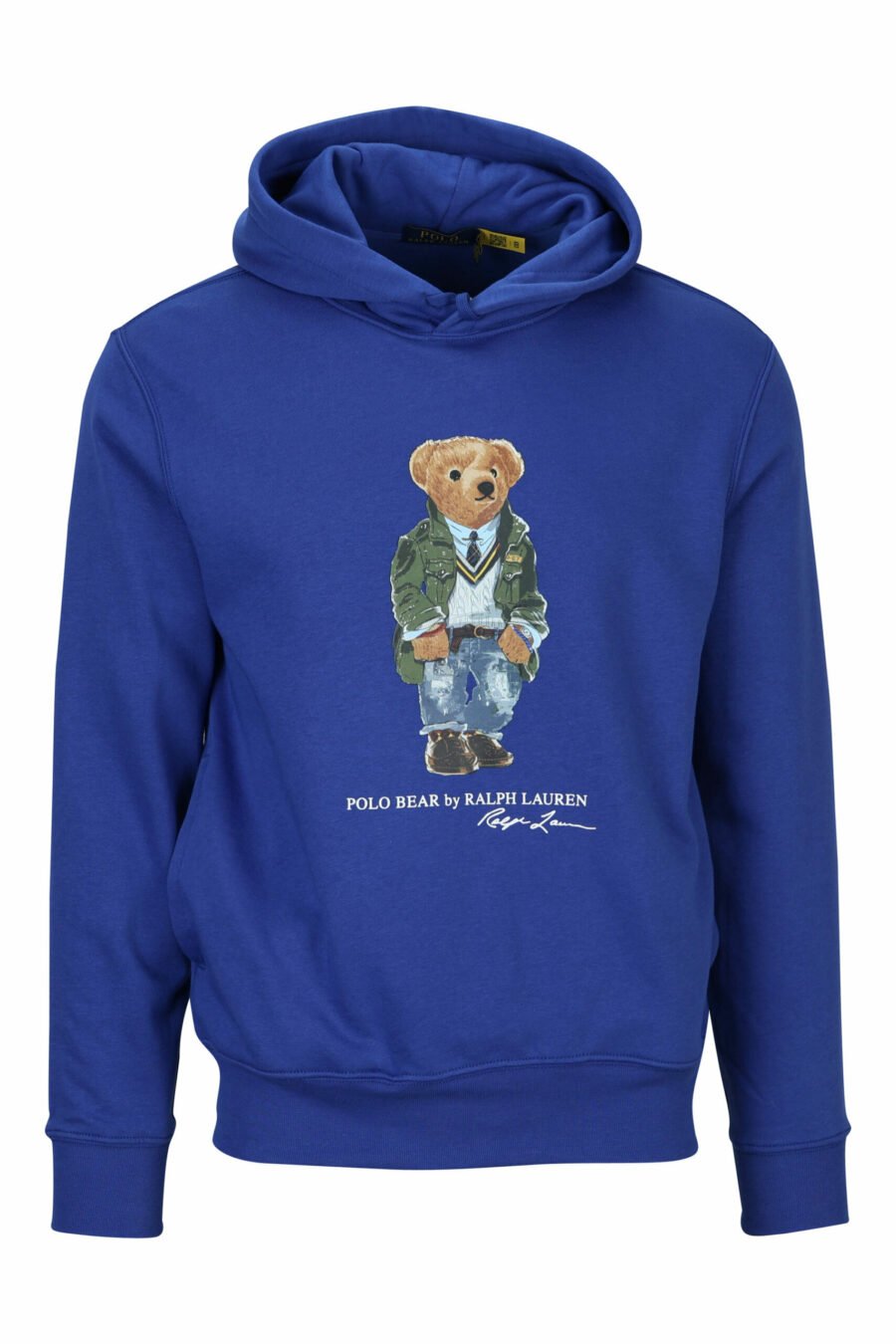 Dark blue hooded sweatshirt with maxilogo "polo bear" - 3616535915008 scaled
