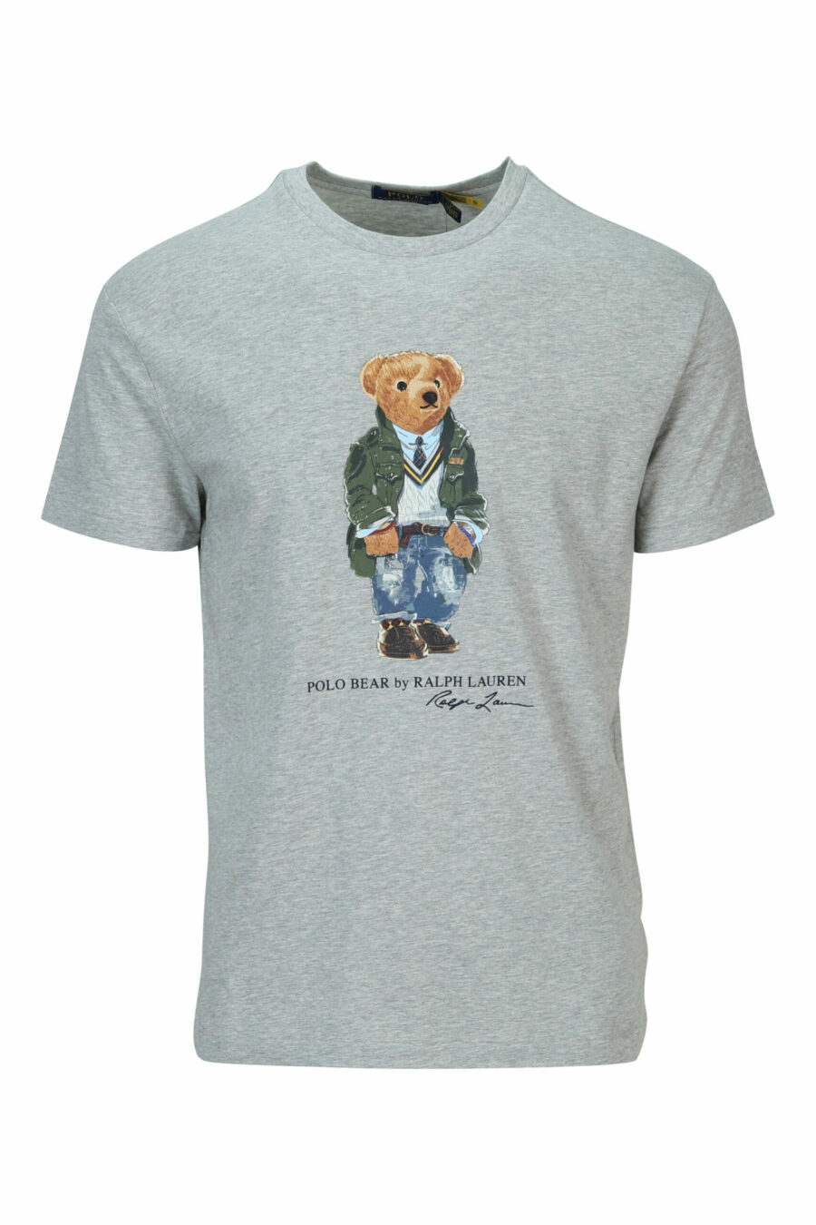 Graues T-Shirt mit Maxilogo "Polobär" Anzug - 3616536211918 skaliert