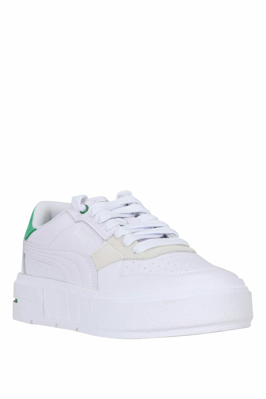 Zapatillas blancas con verde "cali court" - 4065454941770 1 scaled