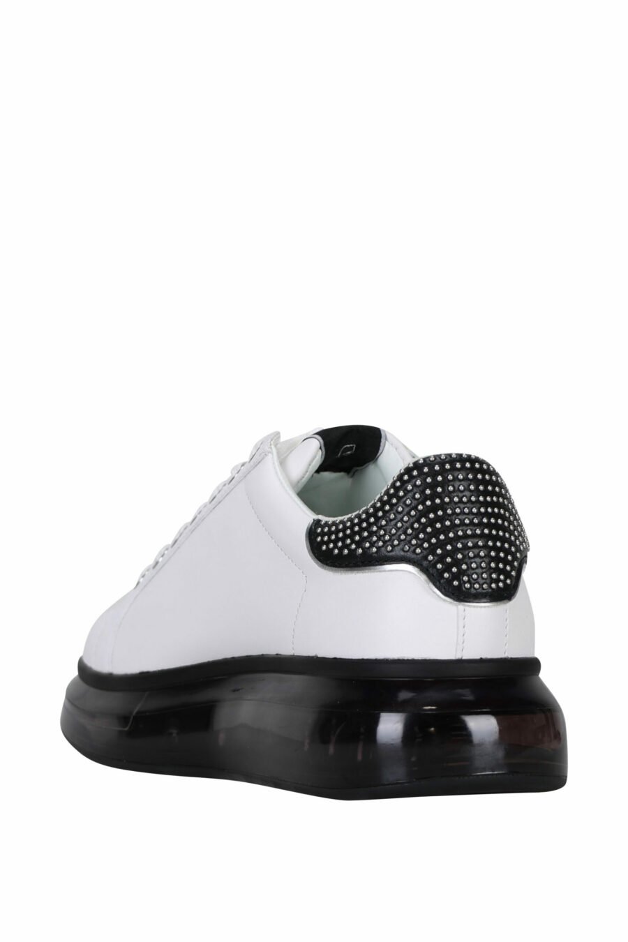 White trainers "kapri fushion" with black sole and logo in outline - 5059529363467 3 scaled