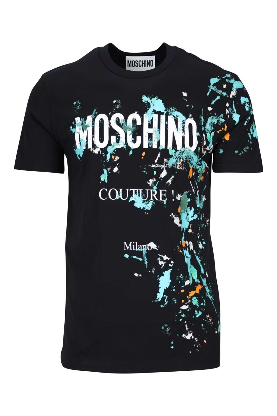 Moschino - Camiseta negra con maxilogo 