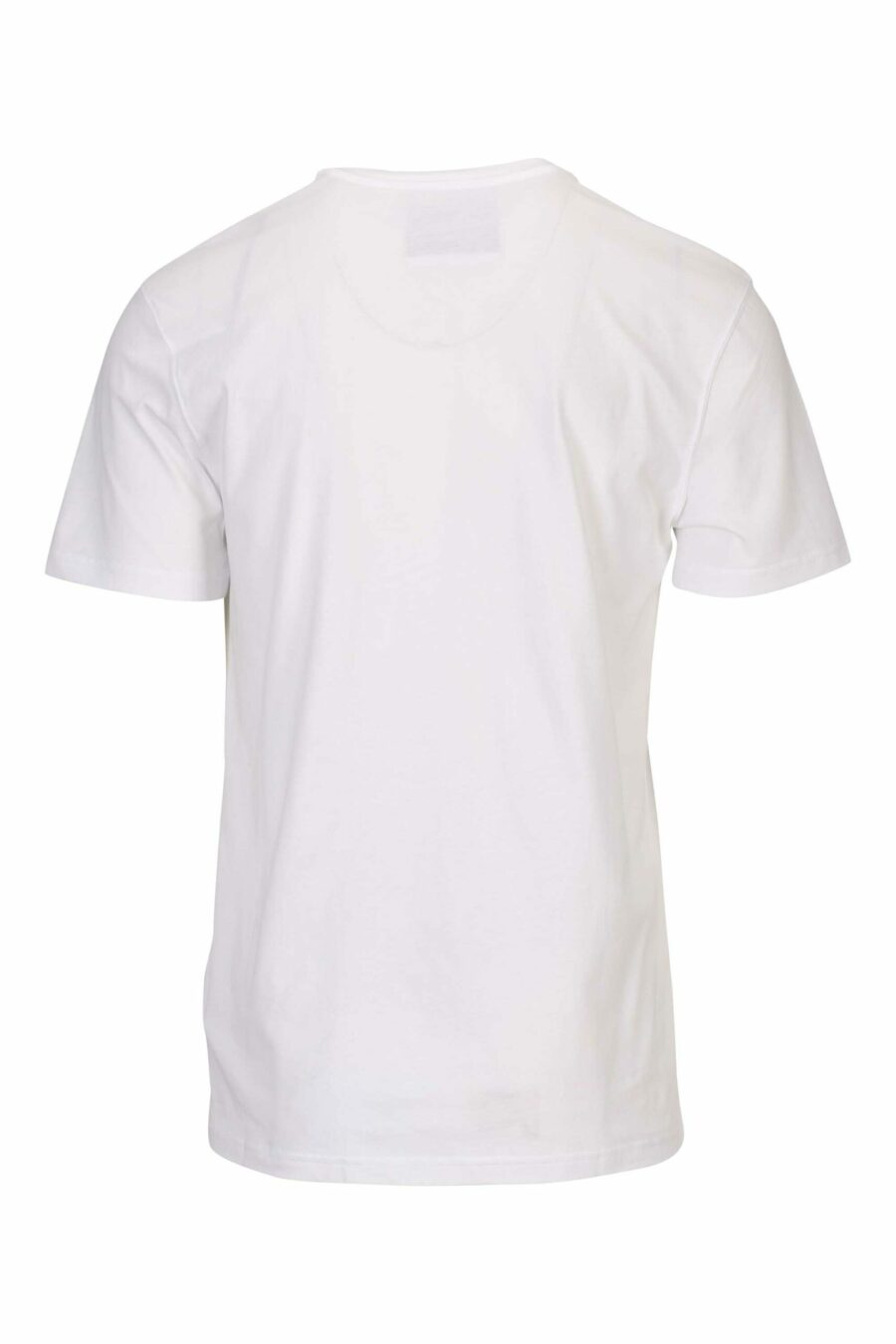 T-shirt branca com mini logótipo preto - 667113394664 1 à escala