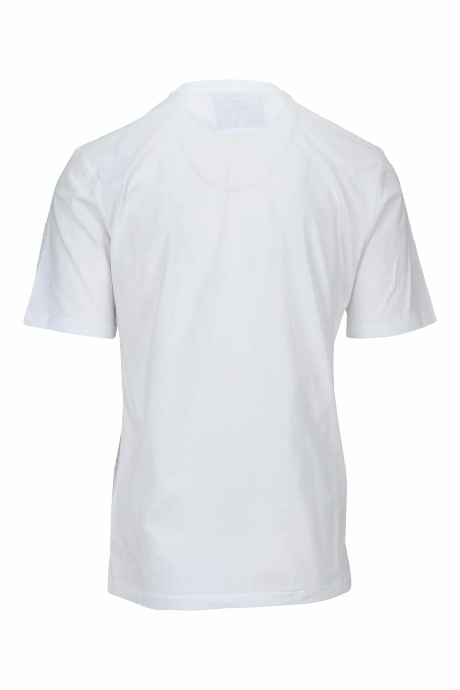 T-shirt blanc avec maxilogo ours monochrome à pois - 667113455617 1 scaled