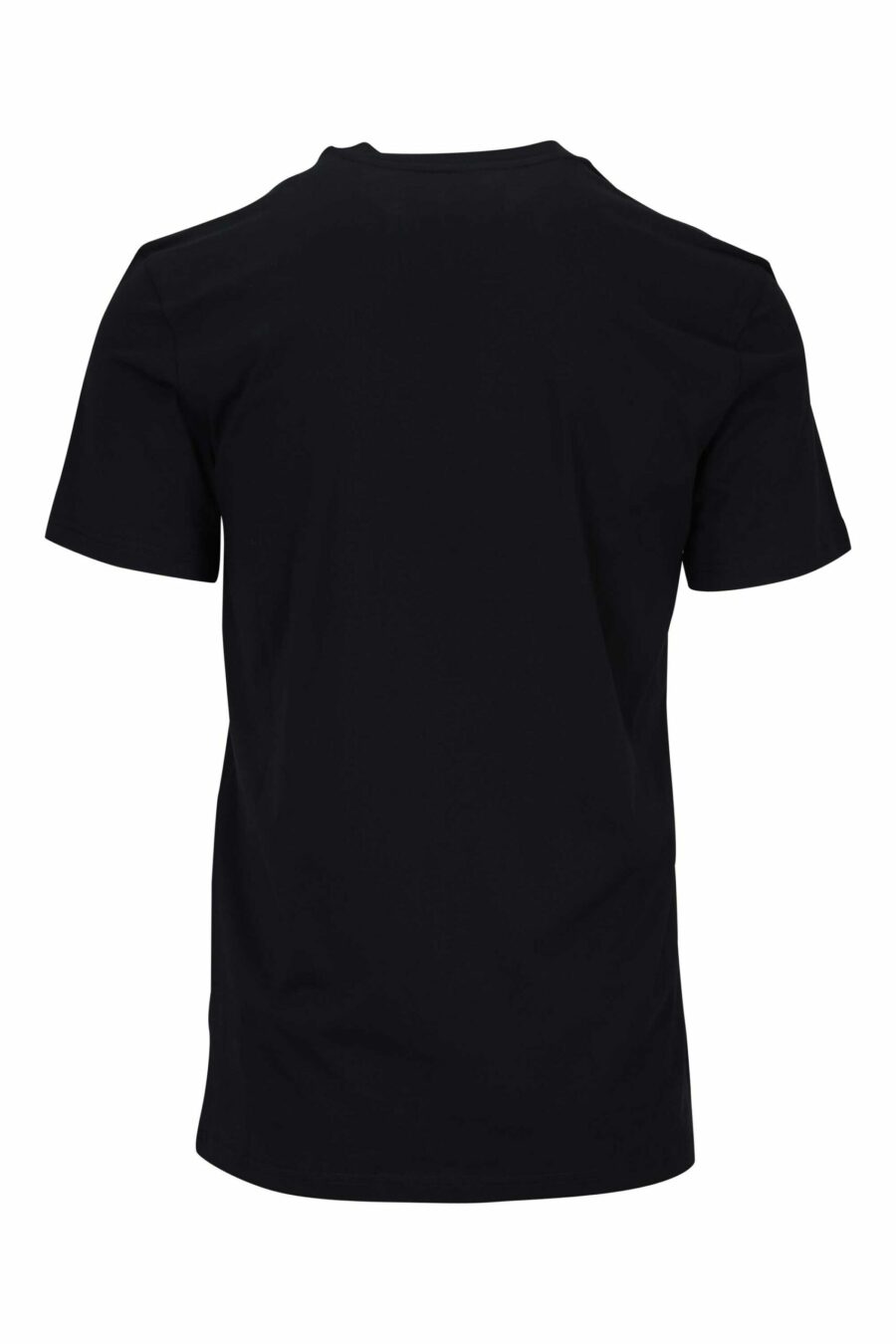 T-shirt noir avec minilogue d'ours à pois monochrome - 667113455969 1 scaled