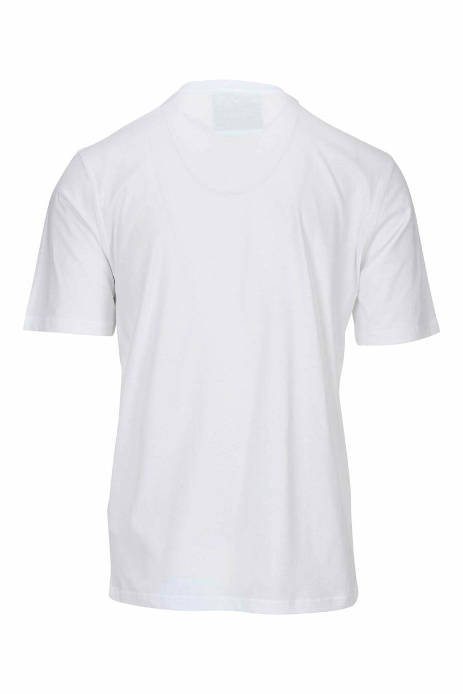 Camiseta blanca de algodón orgánico "100% pure moschino" - 667113764948 1 scaled
