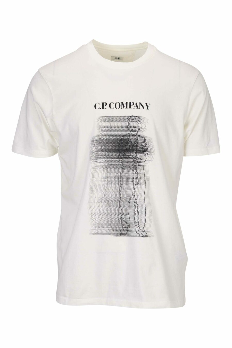 Weißes T-Shirt mit verschwommenem Seemann - 7620943601091 skaliert