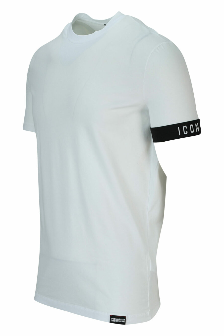 Camiseta blanca con logo negro - 8032674767493 1 scaled