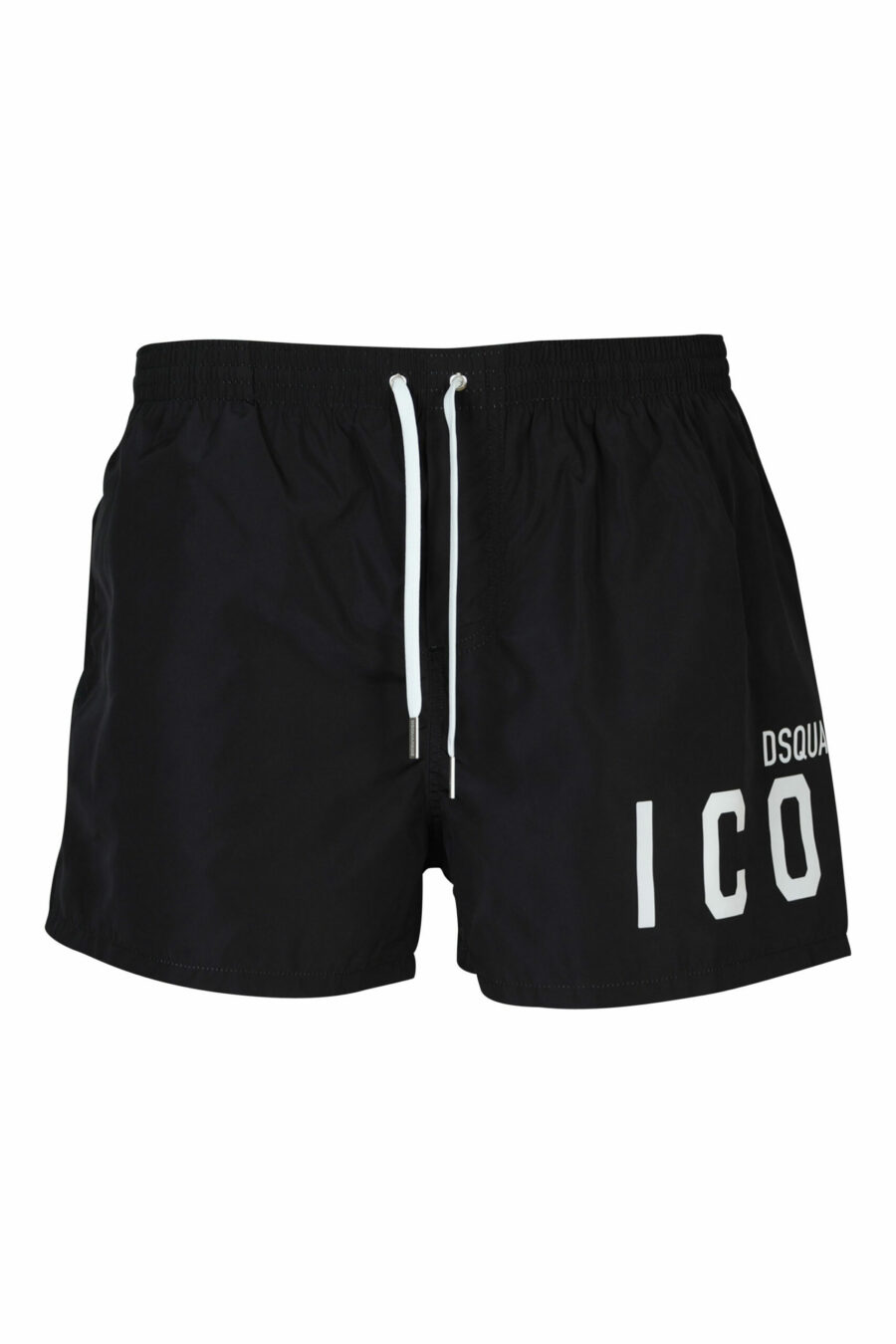 Black swimming costume with white "icon" logo - 8032674779908 scaled